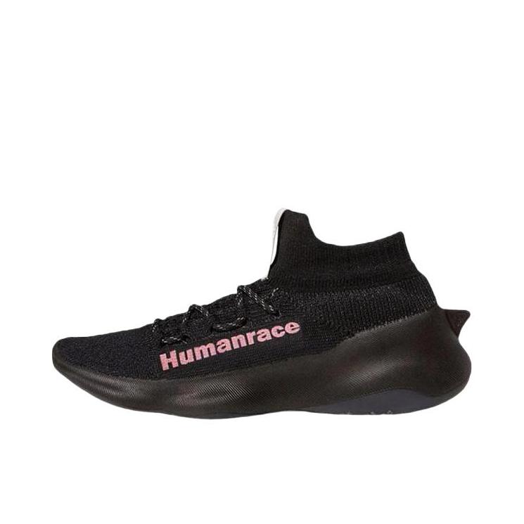 推荐商品：adidas Originals Humanrace Sichona 耐磨 支撑 包裹性 织物 篮球鞋 Pharrell Williams联名/黑色/粉色