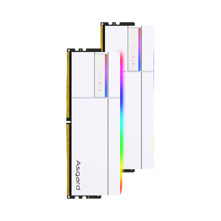 推荐商品：Asgard/阿斯加特 女武神二代 DDR5 白色 台式机 RGB灯条 内存条 稳定兼容 支持超频
