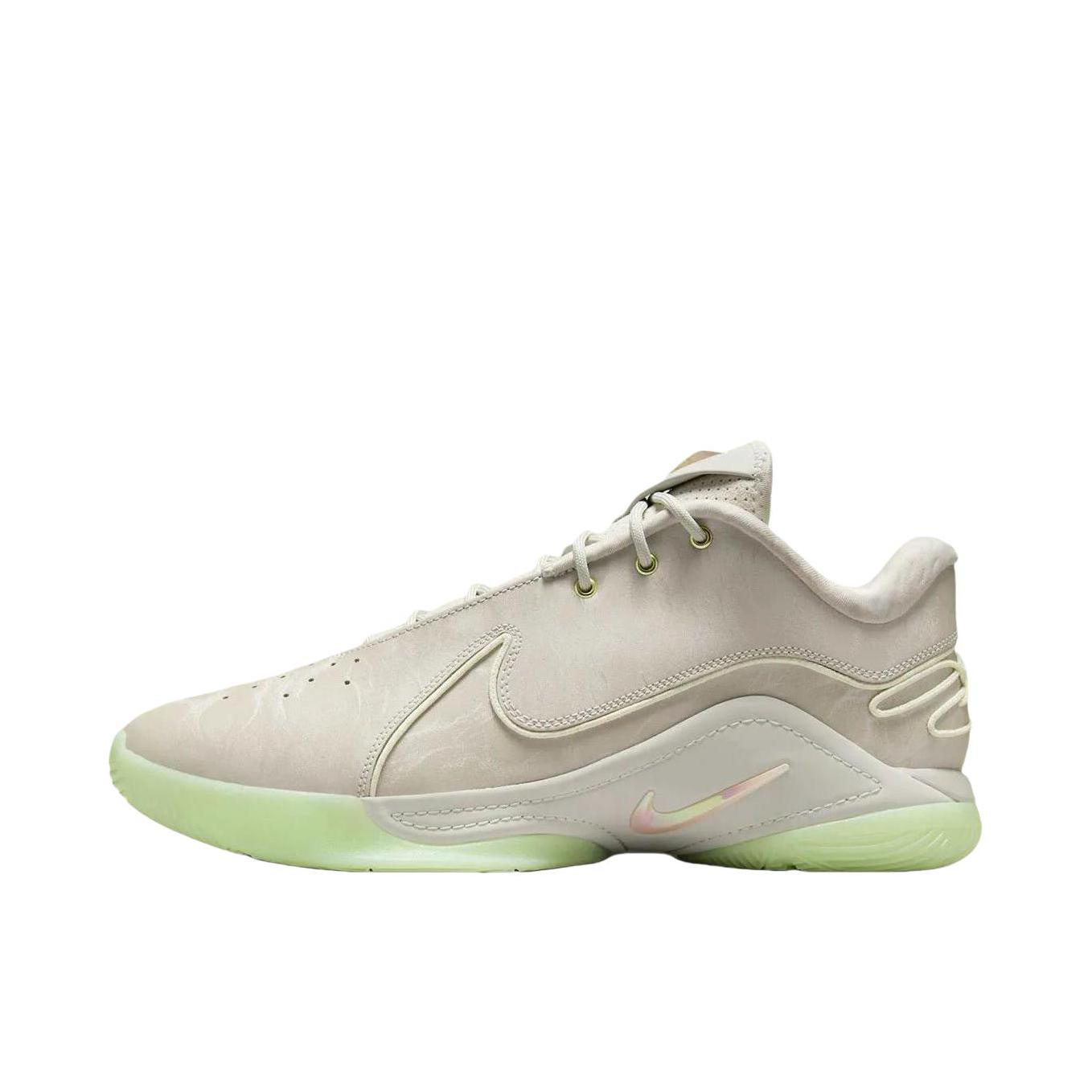 推荐商品：Nike LeBron 22 篮球鞋 抗扭舒适减震防滑耐磨时尚百搭训练冬季轻便支撑 灰色/绿色