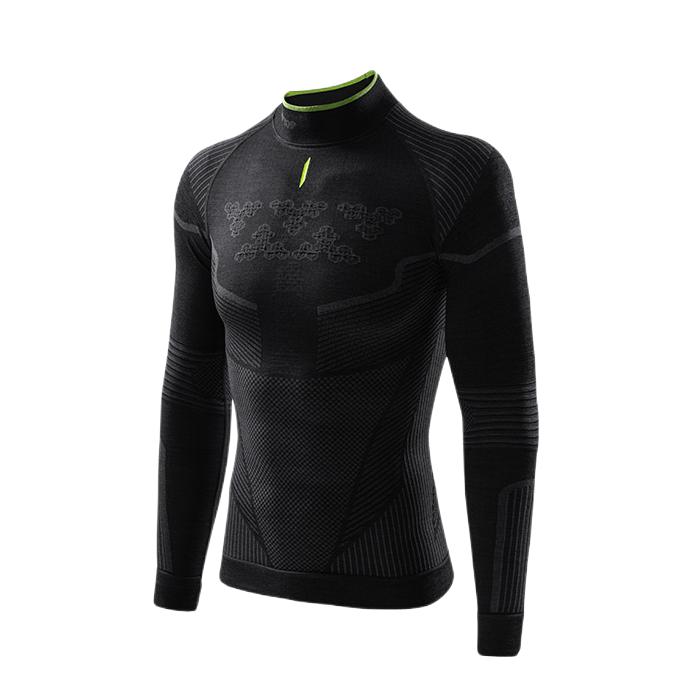 推荐商品：PLAY TOP 国风美丽诺羊毛滑雪速干保暖内衣 PT24AWYMWS 男款/玄天黑