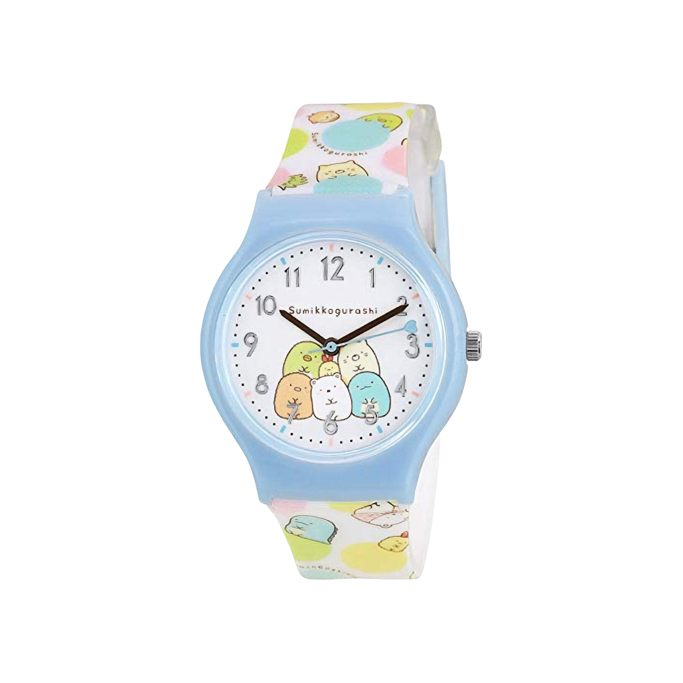 推荐商品：j·axis 不锈钢表带可爱角落生物石英男女同款手表