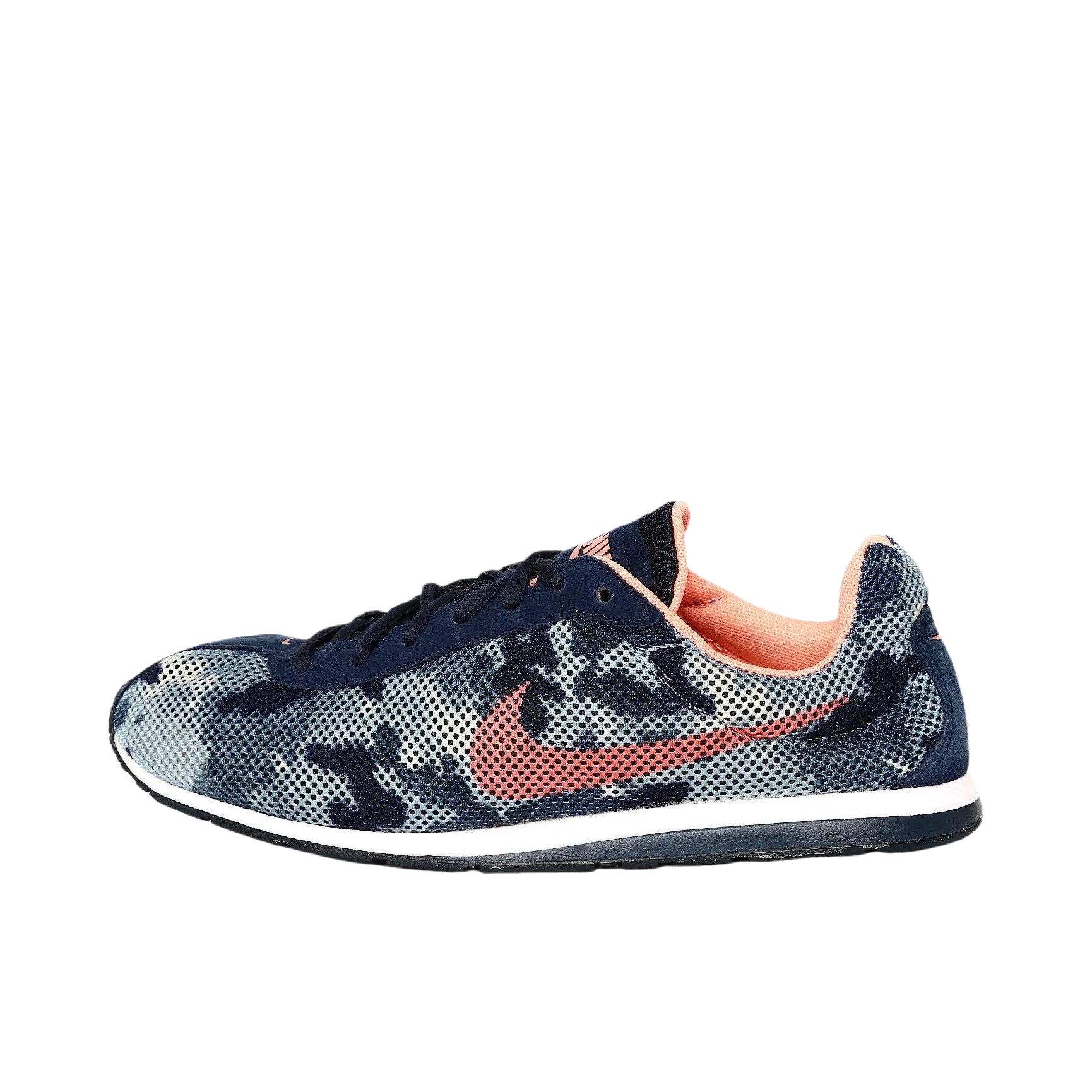 推荐商品：Nike LITTLE RUNNER PRINT 柔软 防滑 耐磨 低帮 跑鞋 女款/蓝色