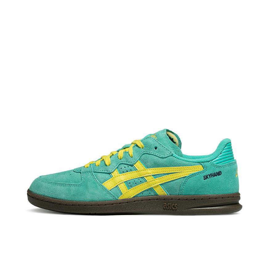 推荐商品：Asics/亚瑟士 Skyhand OG 复古百搭 防滑耐磨 舒适低帮 圆头 板鞋 蓝色 