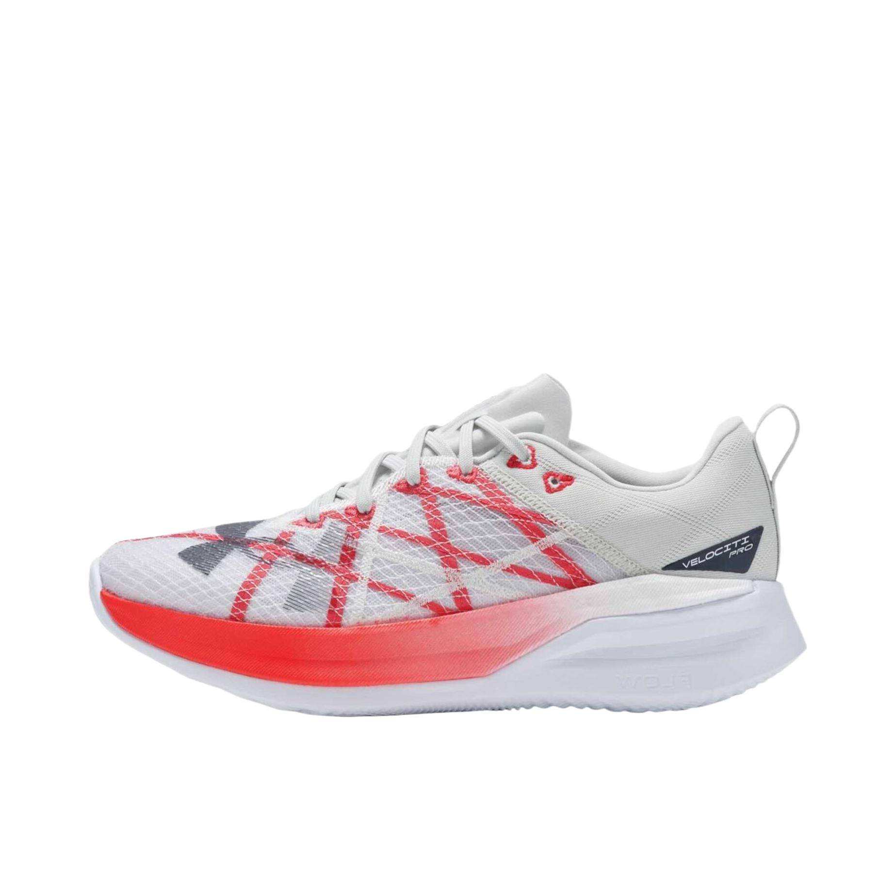 推荐商品：Under Armour/安德玛 Velociti Pro 缓震支撑 防滑耐磨 舒适轻便 训练 运动 系带 跑鞋 白色/红色