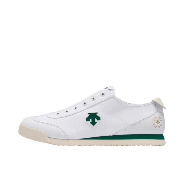 推荐商品：DESCENTE/迪桑特 Cron Tempo 防滑耐磨 减震透气 一脚蹬 休闲鞋 男款/清晰绿