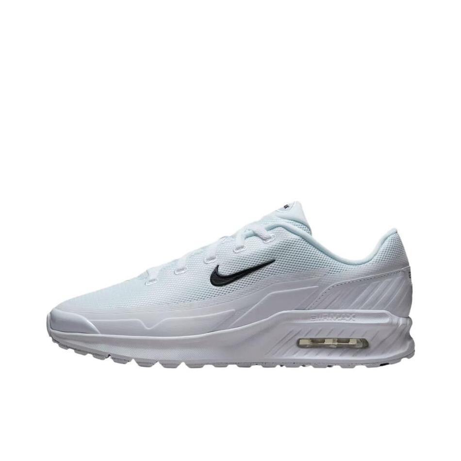 推荐商品：Nike Air Max Bia 跑鞋 简约低帮运动风系带回弹贴合 白色