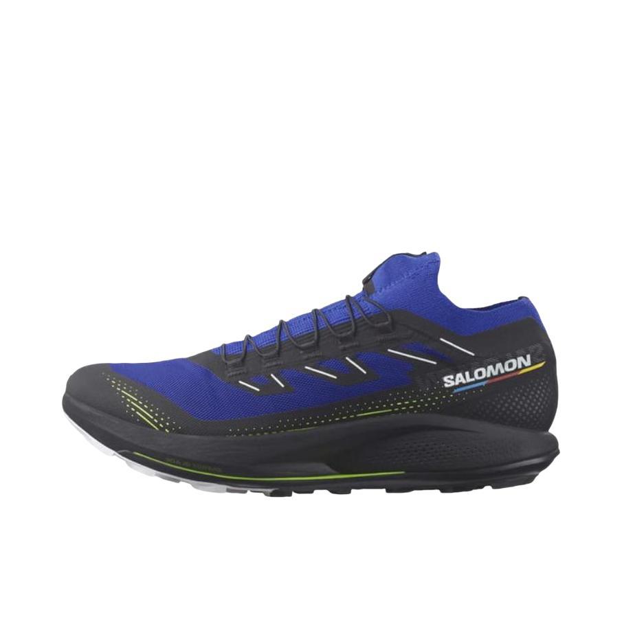 推荐商品：Salomon/萨洛蒙 Pulsar Trail Pro 2 防滑耐磨 减震弹性 轻便 越野 稳定抓地 织物 休闲运动 户外 跑鞋 蓝色/黑色