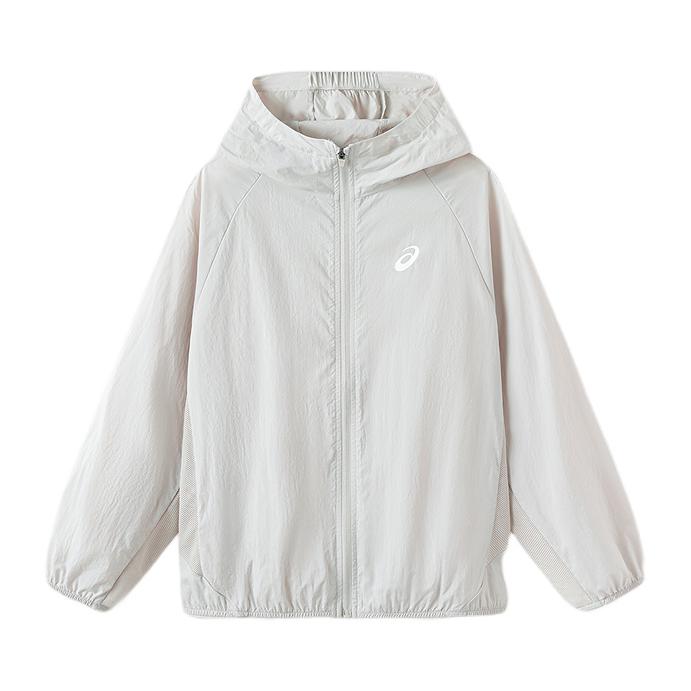 推荐商品：Asics/亚瑟士童装 UPF50+透气轻薄梭织防晒衣 中大童 33225105 驼