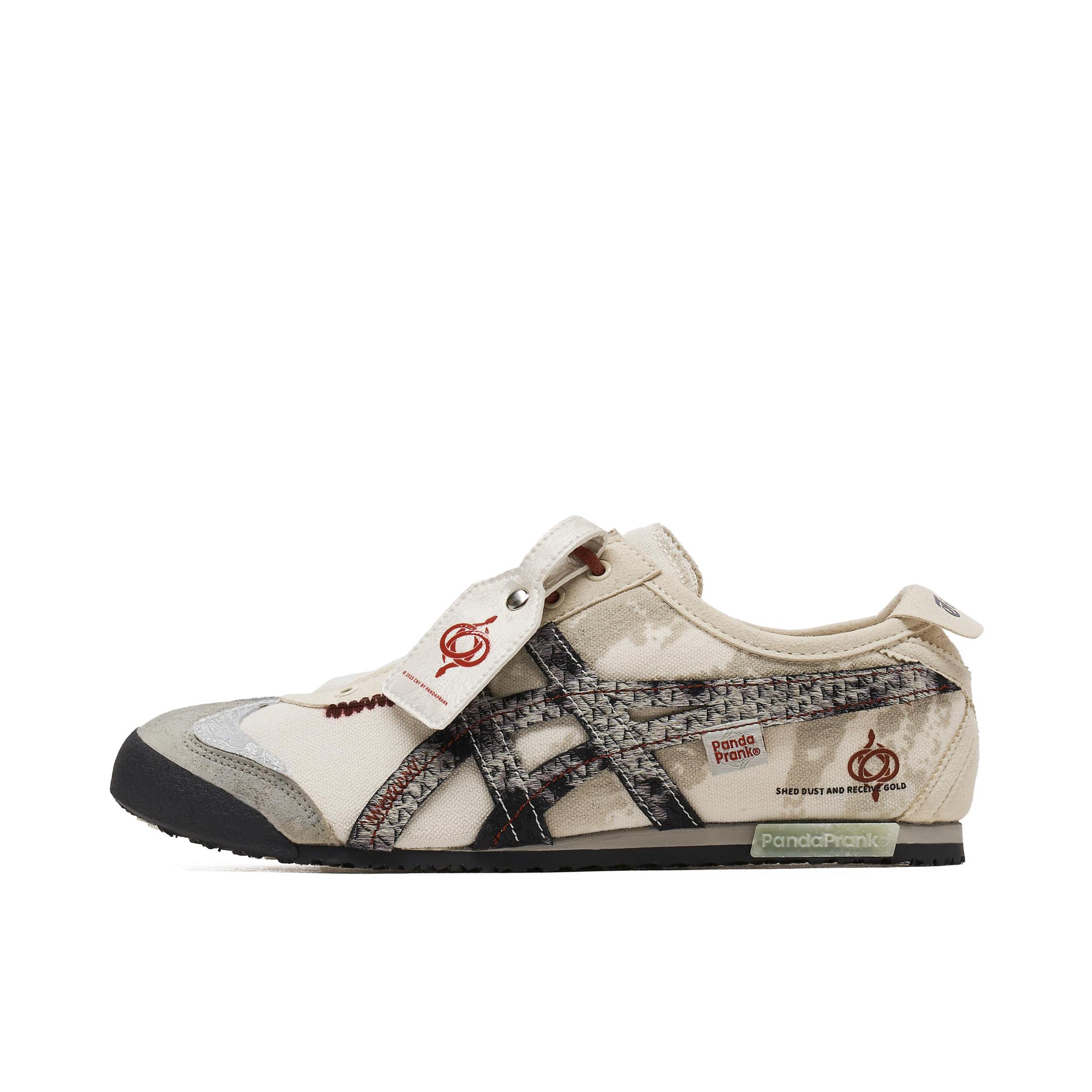 推荐商品：定制款 Onitsuka Tiger 鬼塚虎 MEXICO 66 运动休闲鞋 轻便 低帮 圆头 橡胶 来财