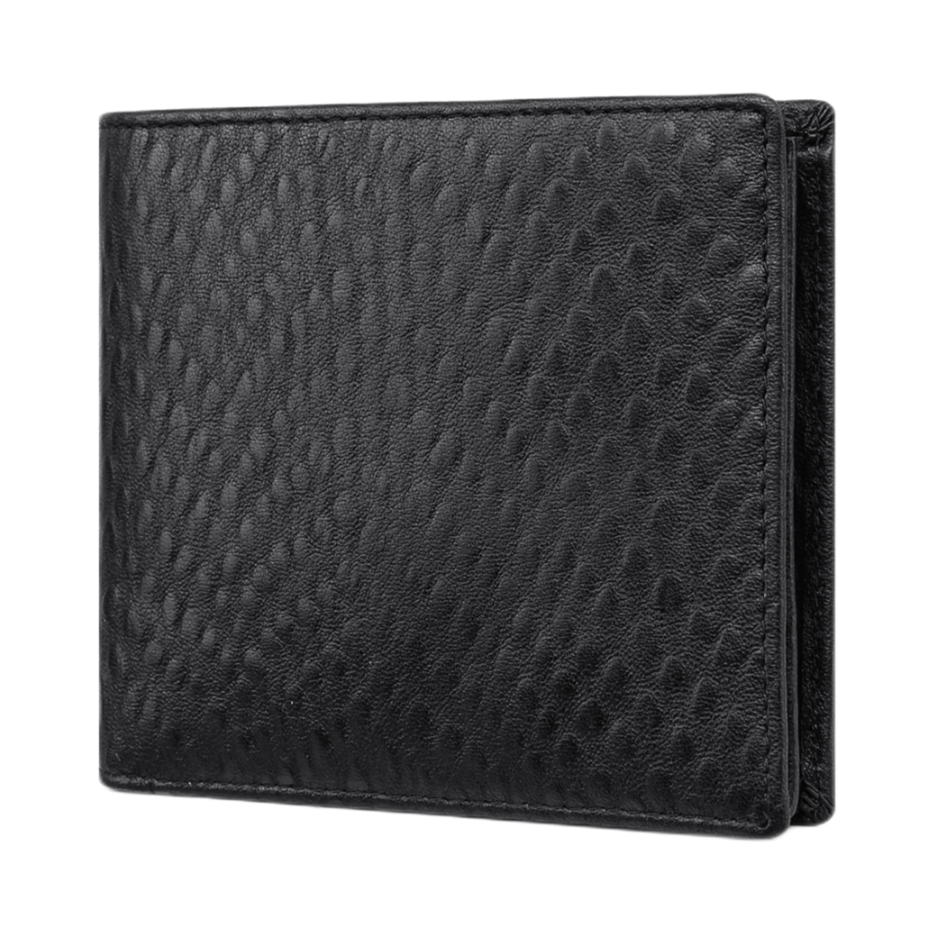 推荐商品：ACE PAUL 简约休闲双层对折式超薄钱夹头层牛皮横款竖款长款钱包