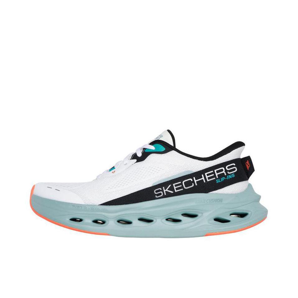 推荐商品：Skechers/斯凯奇 Street 轻质 减震 透气 轻便 跑鞋 白色/绿色