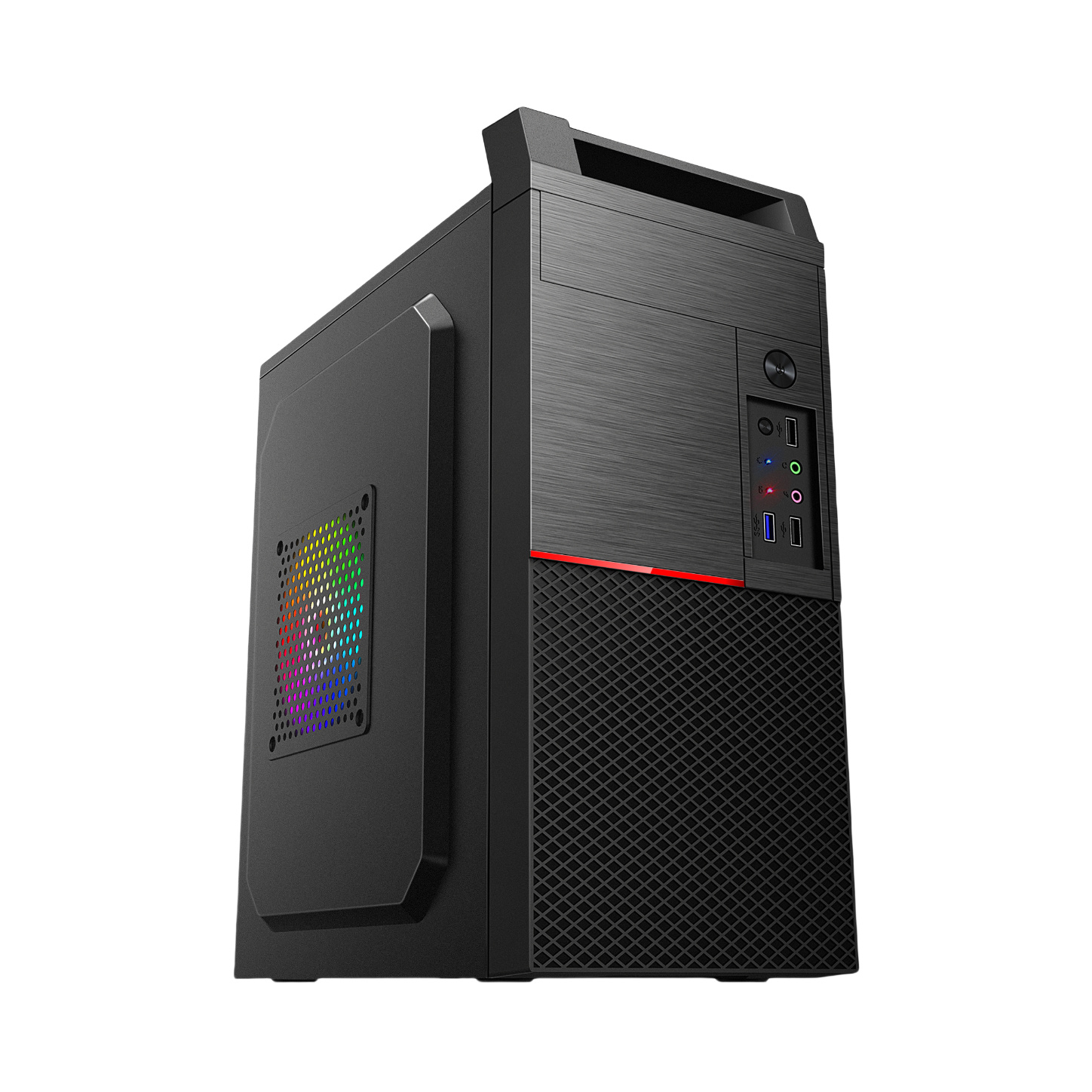 推荐商品：鑫桂盟 商祺1619 USB3.0版 电脑机箱 商务办公 支持MATX主板