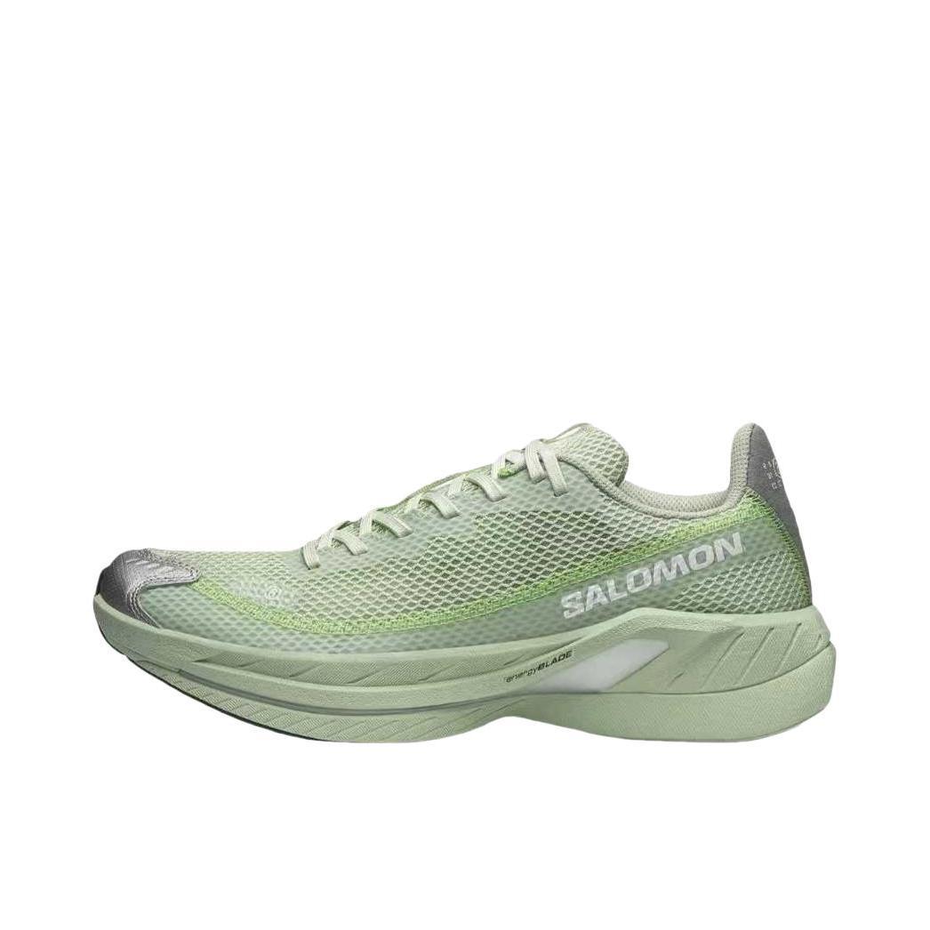 推荐商品：Salomon/萨洛蒙 Spectur 2 户外 稳定 助推 舒适回弹 防滑耐磨 橡胶 跑鞋 MM6联名/浪花蓝