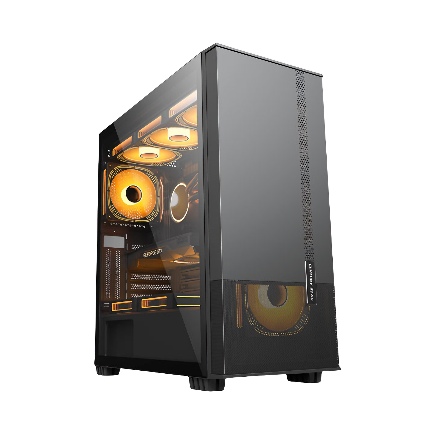 推荐商品：世纪之星 问鼎 电脑机箱 商务办公 全侧透玻璃