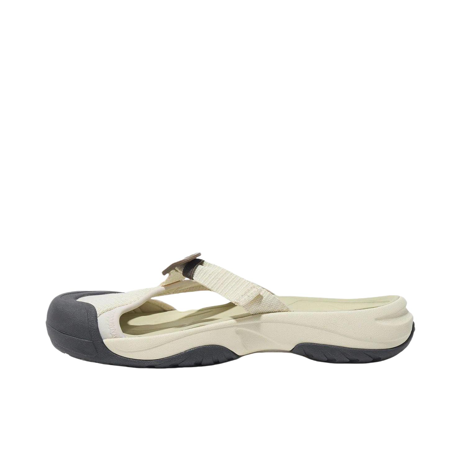 推荐商品：FILA/斐乐 Peyto SL 拖鞋 百搭防滑包头厚底 米色/灰色