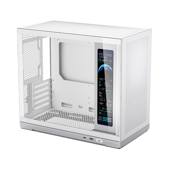 推荐商品：SHINY SNAKE/闪鳞 G500 电脑机箱 11.3英寸定制副屏 400mm显卡兼容