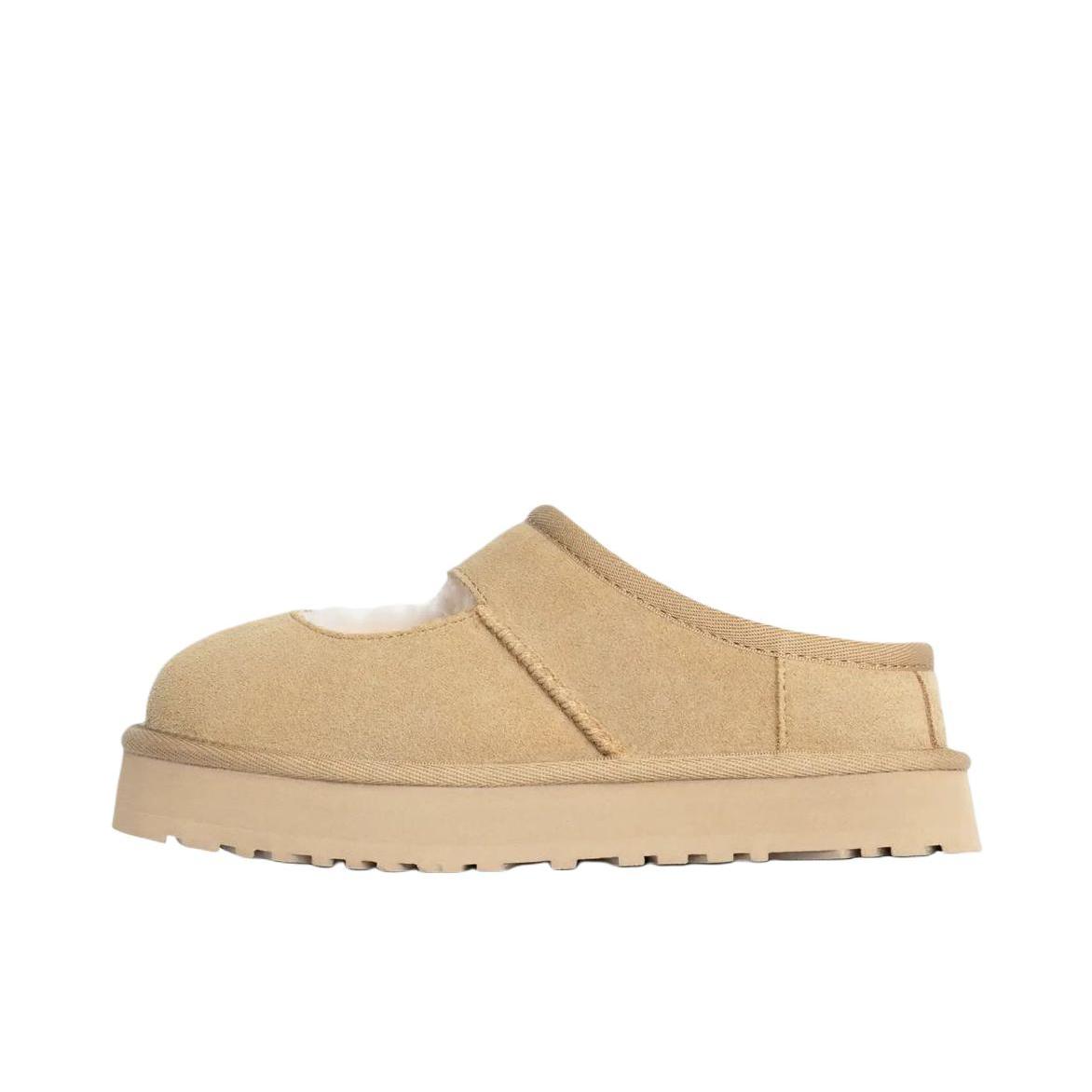 推荐商品：UGG 包头 玛丽珍 休闲 低筒 拖鞋 1166552K 大童/芥菜籽色