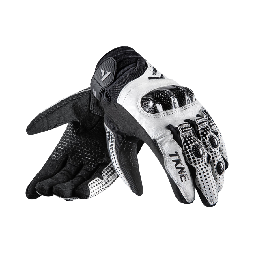 推荐商品：TKNE KP6 碳纤维 可触屏 魔术贴 防滑 耐磨 全指 骑行手套