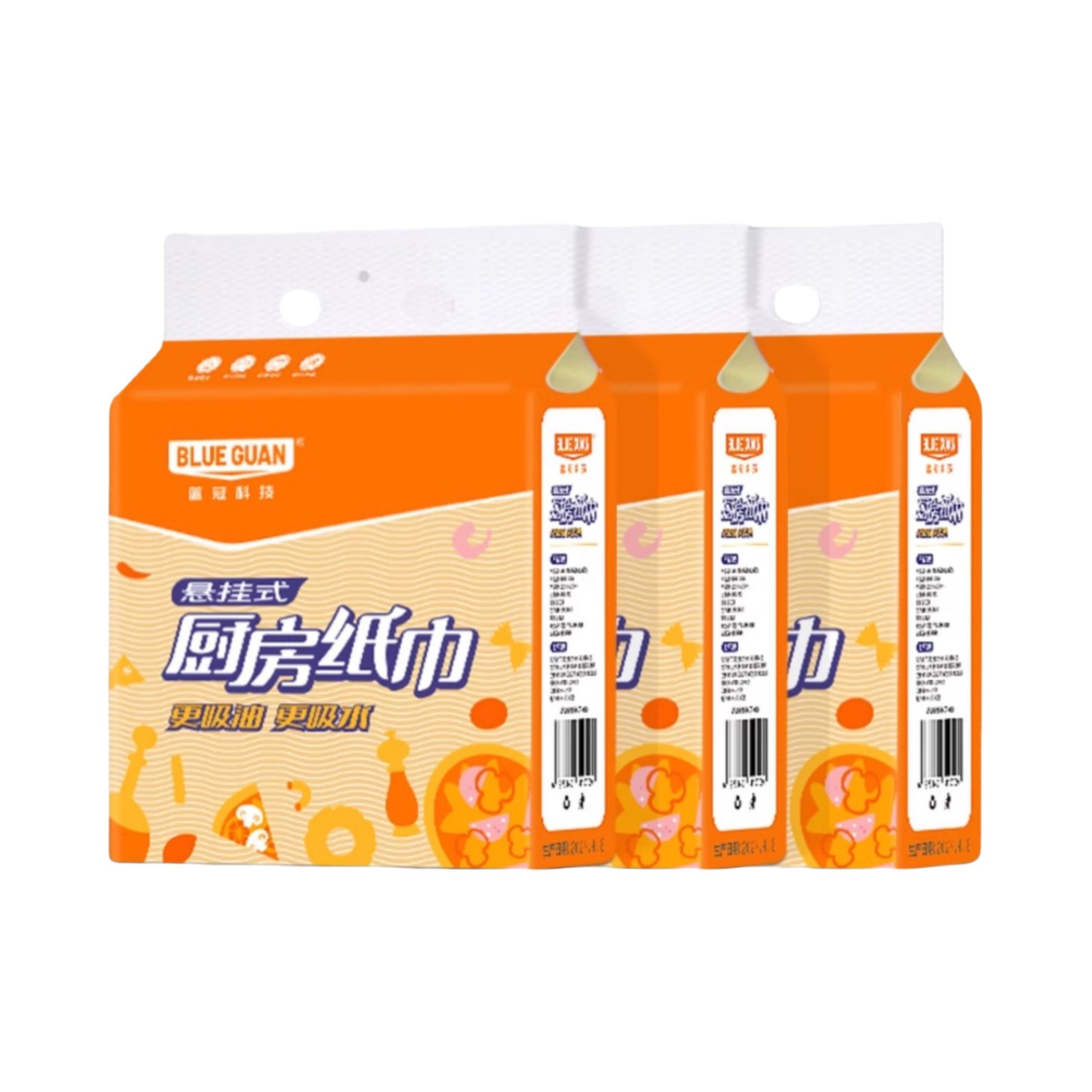 推荐商品：blueguan/蓝冠科技 抽拉式 厨房纸巾