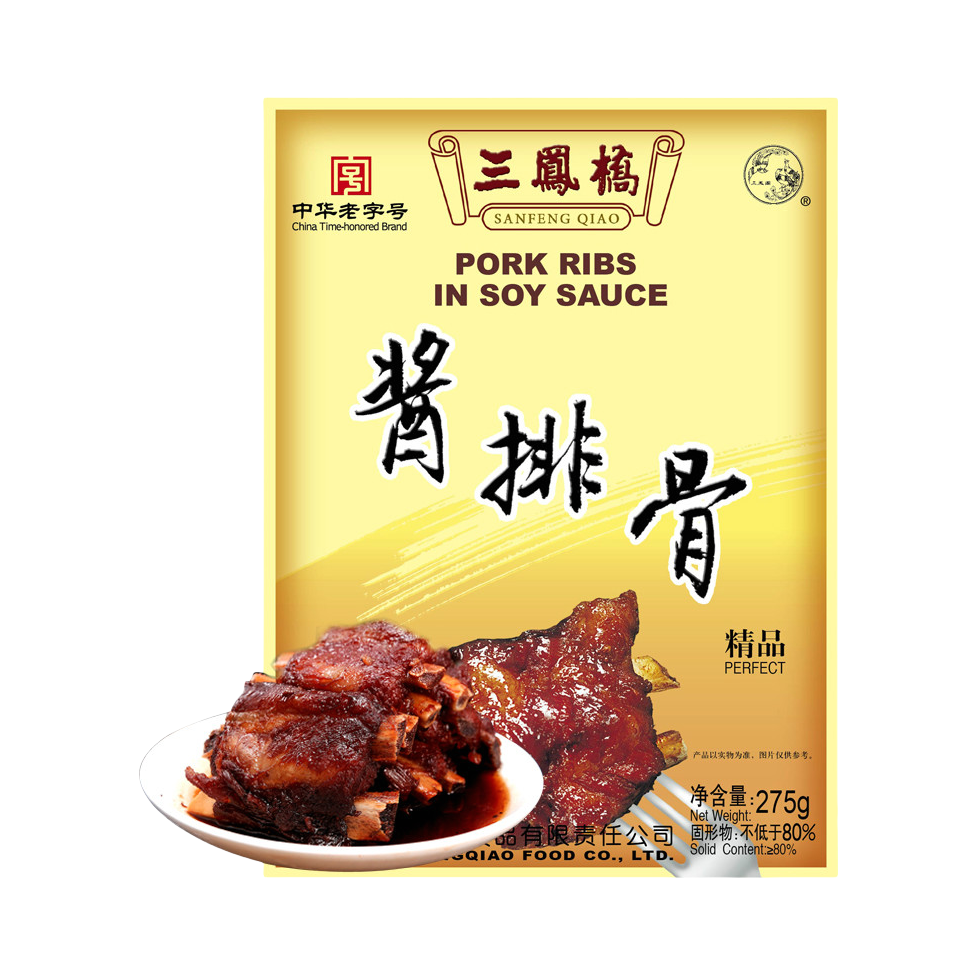 推荐商品：三凤桥 酱排骨 包装