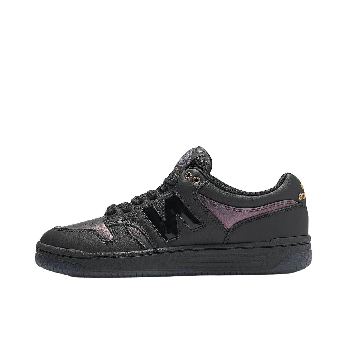 推荐商品：New Balance numeric 480 薄底 减震耐磨 防滑轻便 透气 复古 板鞋 Bronze56K 联名/D宽/黑色/紫色/黄色