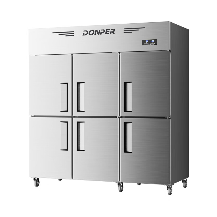 推荐商品：DONPER/东贝 六门冰箱 1166L 大容量 冷冻冷藏 中梁除霜 回弹门