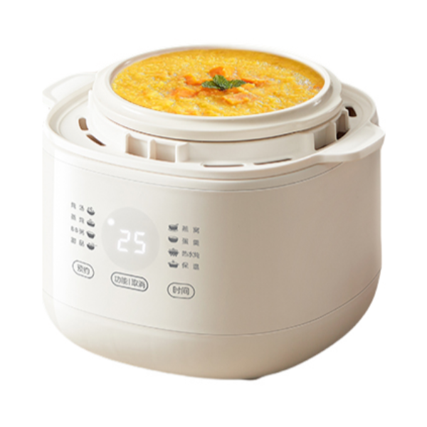 推荐商品：Bear/小熊 电炖锅 1L。隔水炖 自动保温 煮粥 辅食粥