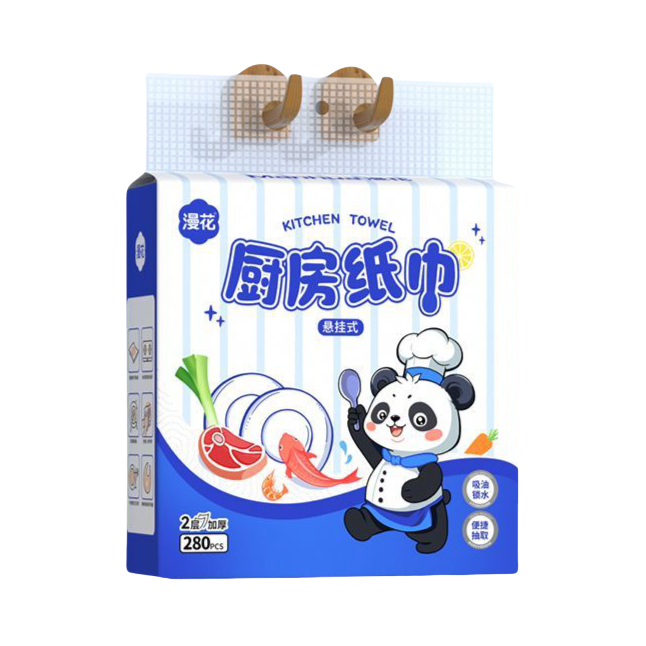 漫花 悬挂抽拉式 厨房纸巾 280片/包
