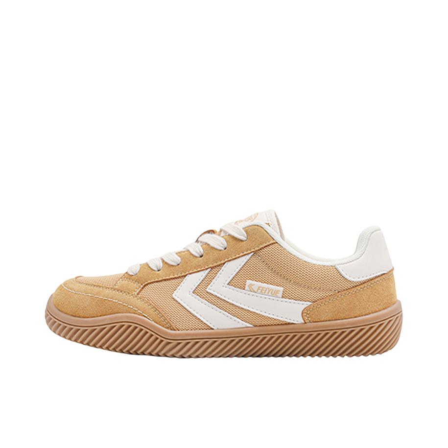 推荐商品：飞跃 德训鞋 板鞋 网面透气舒适软底复古百搭宽松美式加厚耐脏综合训练 男款/土黄色/米色