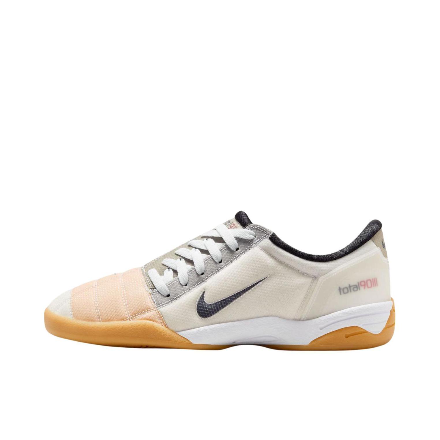 推荐商品：Nike Total 90 III IC/IN 中端 平底 室内 舒适耐磨 足球鞋 白色/棕色 