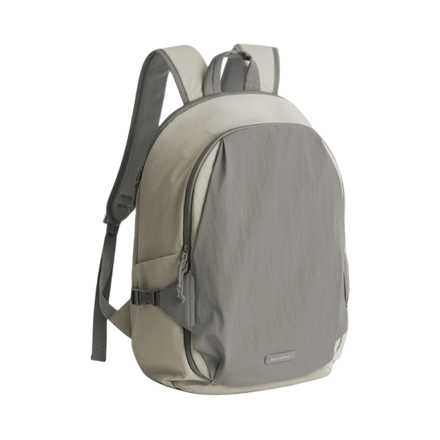 推荐商品：bagsmart 中号情侣款运动旅行通勤多功能尼龙轻行背包电脑包双肩包