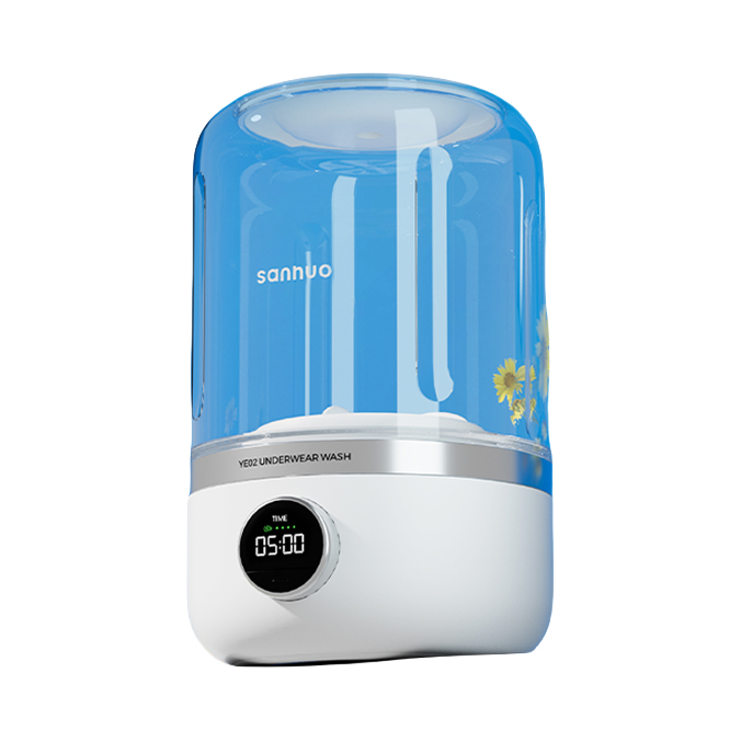 推荐商品：3LIFE/叁活 YE02 迷你洗衣机 0.9L 便携充电式 多维涡轮旋转