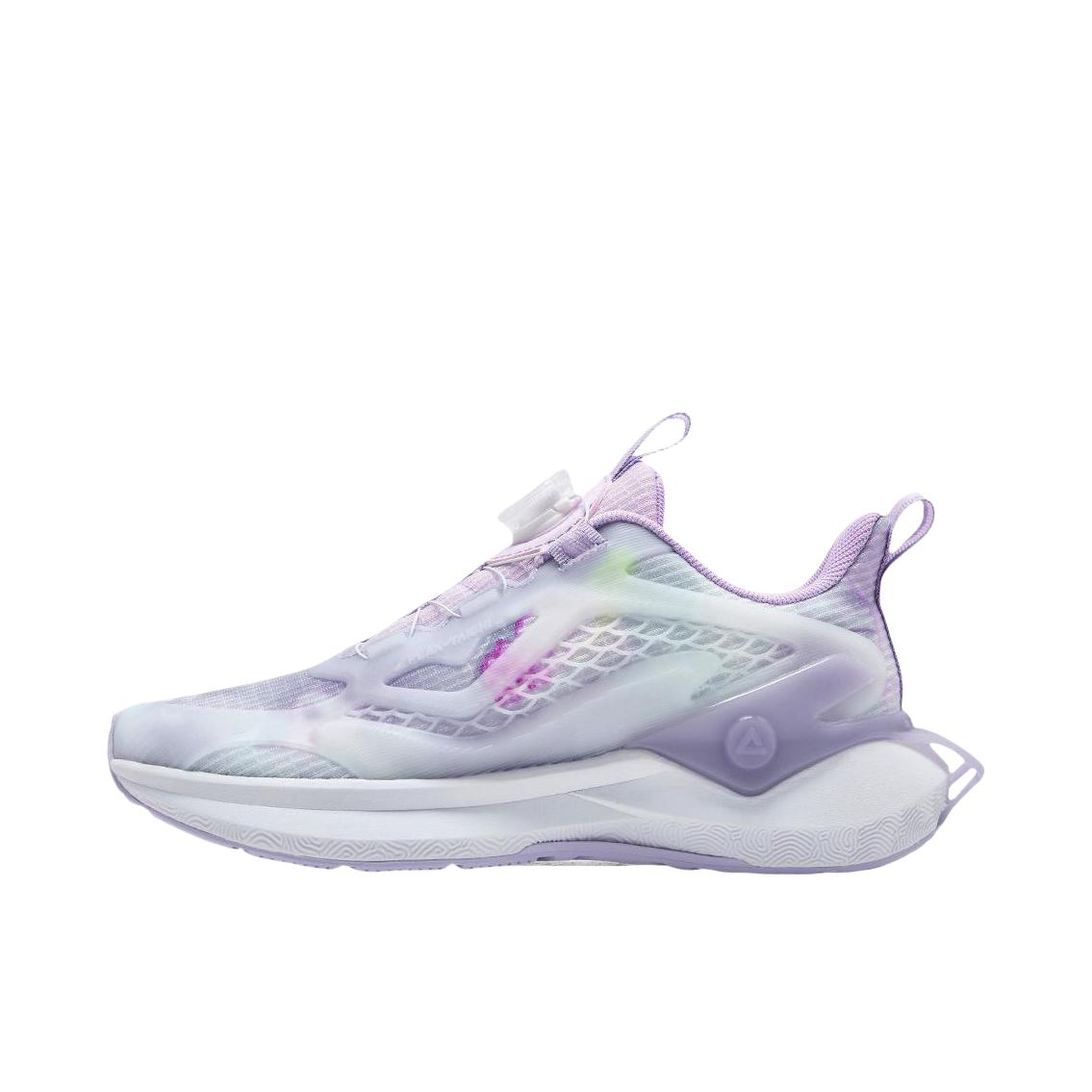 推荐商品：匹克 态极 龙骑 运动鞋儿童 透气运动风学院风低帮 大童/淡紫色