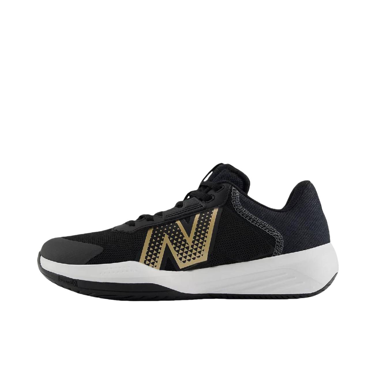 推荐商品：New Balance 696 v6 舒适 防滑 耐磨 圆头 网球鞋 B宽/男款/黑色/白色
