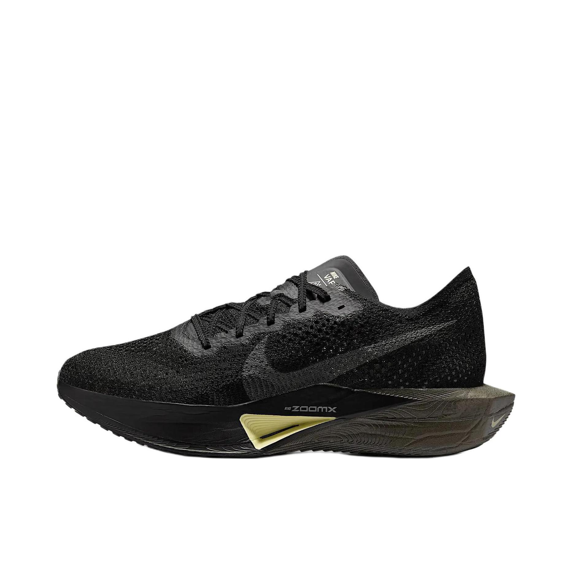 推荐商品：Nike ZoomX Vaporfly NEXT% 3 跑鞋 碳板马拉松公路竞速舒适缓震防滑耐磨支撑回弹飞织 黑色/灰色 