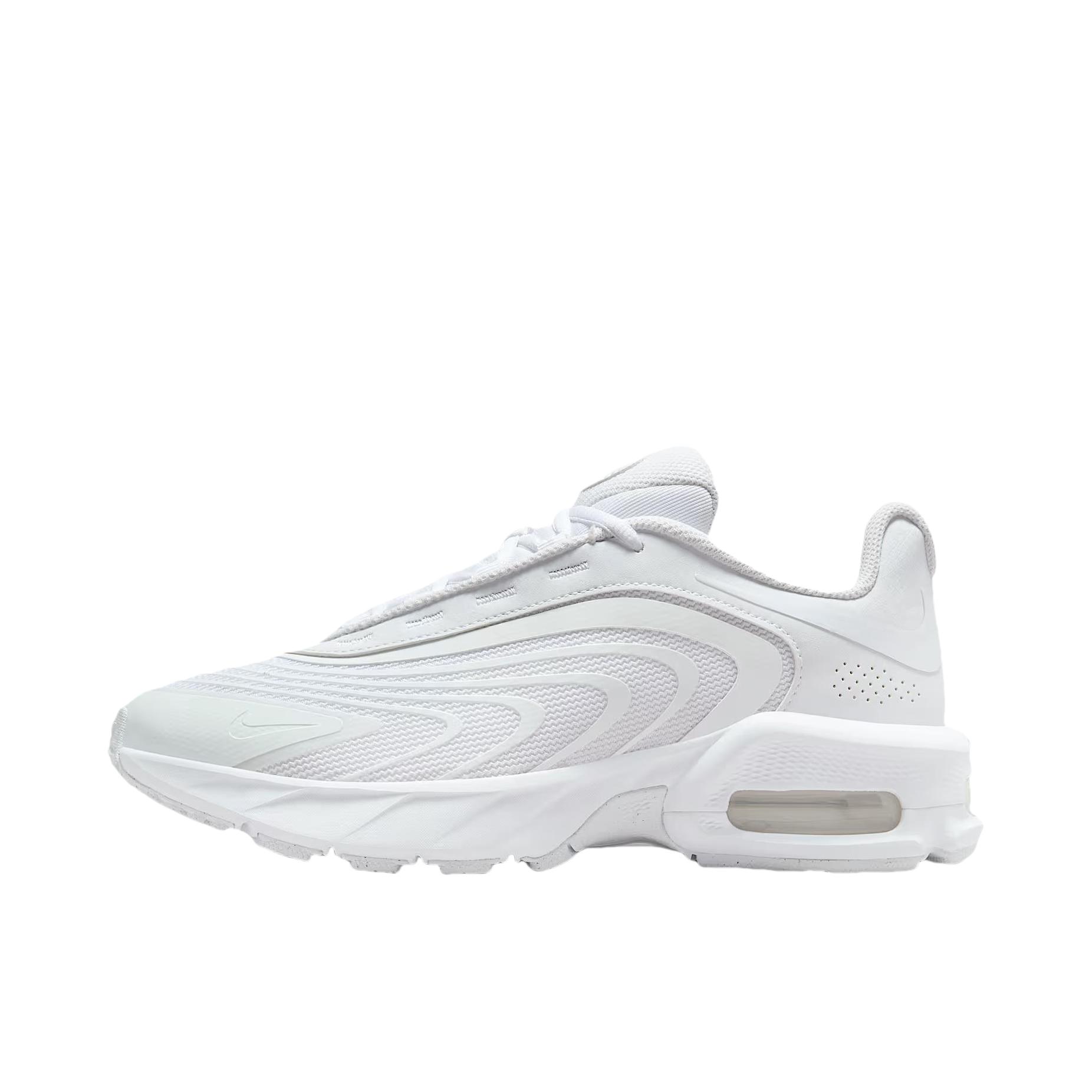 推荐商品：Nike Air Max Fire 运动休闲鞋 舒适回弹缓震防滑耐磨低帮时尚简约百搭贴合圆头 女款/白色