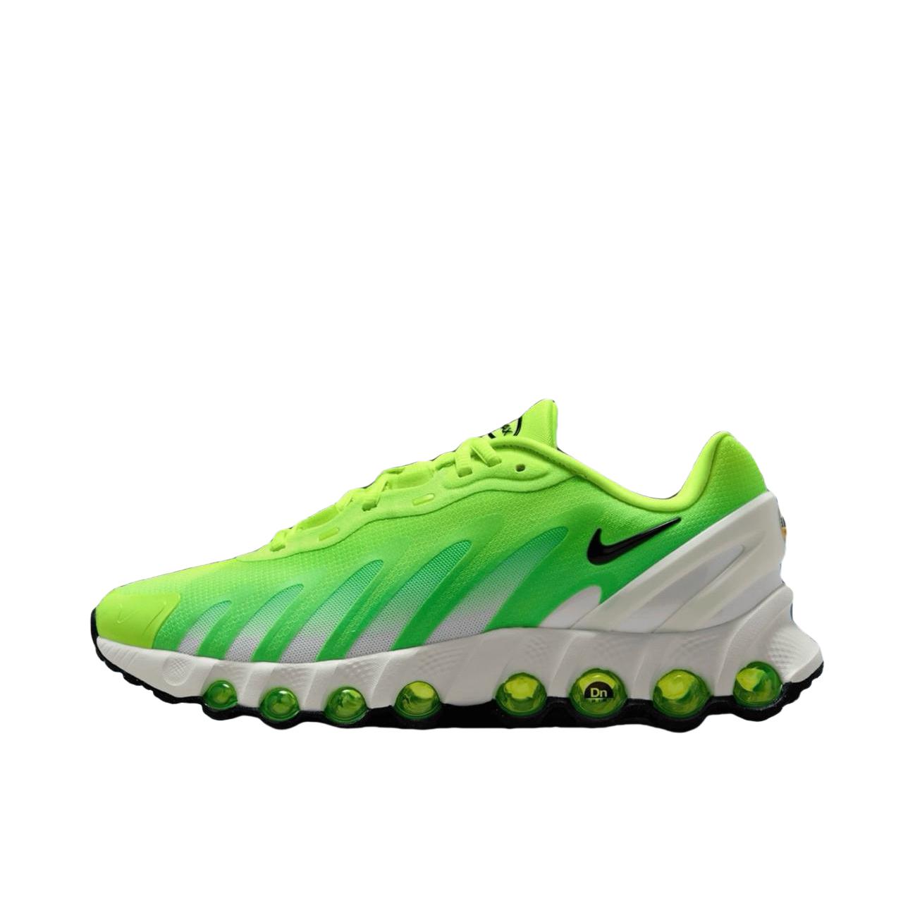 推荐商品：Nike Air Max DN8 跑鞋 时尚百搭防滑耐磨网面透气舒适气柱减震轻便贴合赤足体验支撑耐用耐穿 绿色