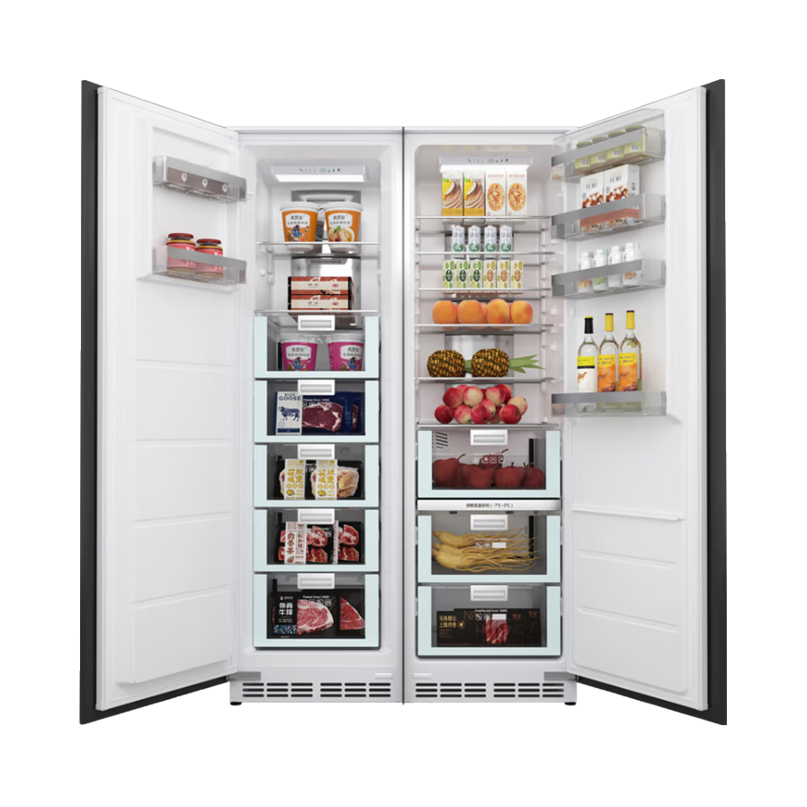 推荐商品：迪恩彩 对开门冰箱 528L 大容量 风冷无霜 智能变频 底部散热