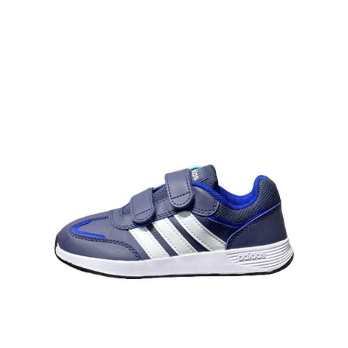 推荐商品：adidas TENSAUR SWITCH CF 轻运动 魔术贴 T头鞋 运动鞋儿童 小童/蓝色/白色