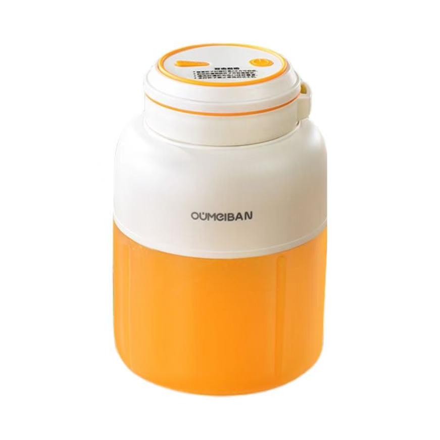 推荐商品：OUMEIBANG/欧美邦 榨汁机 0.8/1.3L 家用多功能 小型电动 便携式 可碎冰 鲜榨果汁 一杯双盖 精钢 加厚