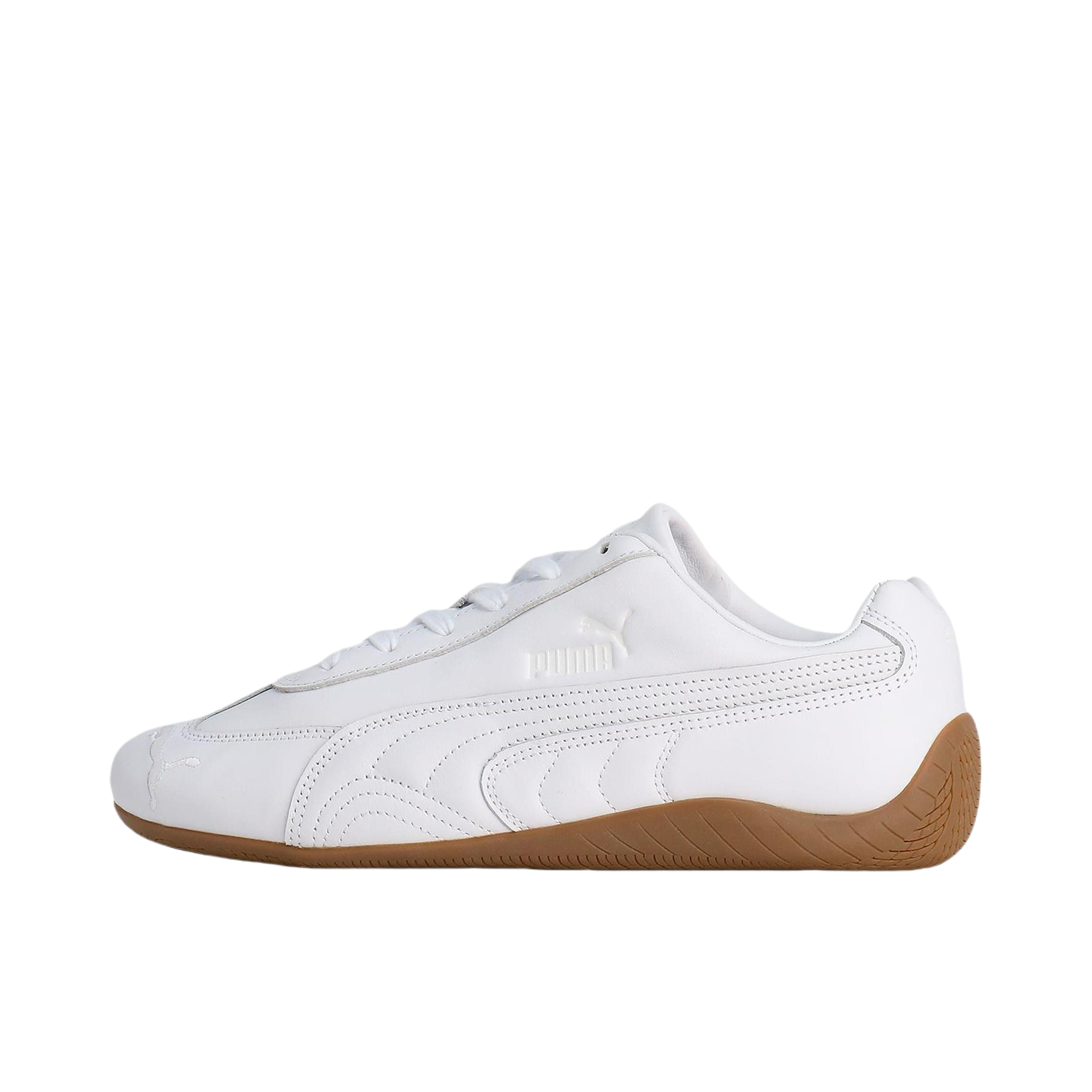 推荐商品：Puma/彪马 Speedcat OG 赛车鞋 德训鞋 训练鞋 T头薄底复古防滑耐磨贴合赛车风流光风 浅白色