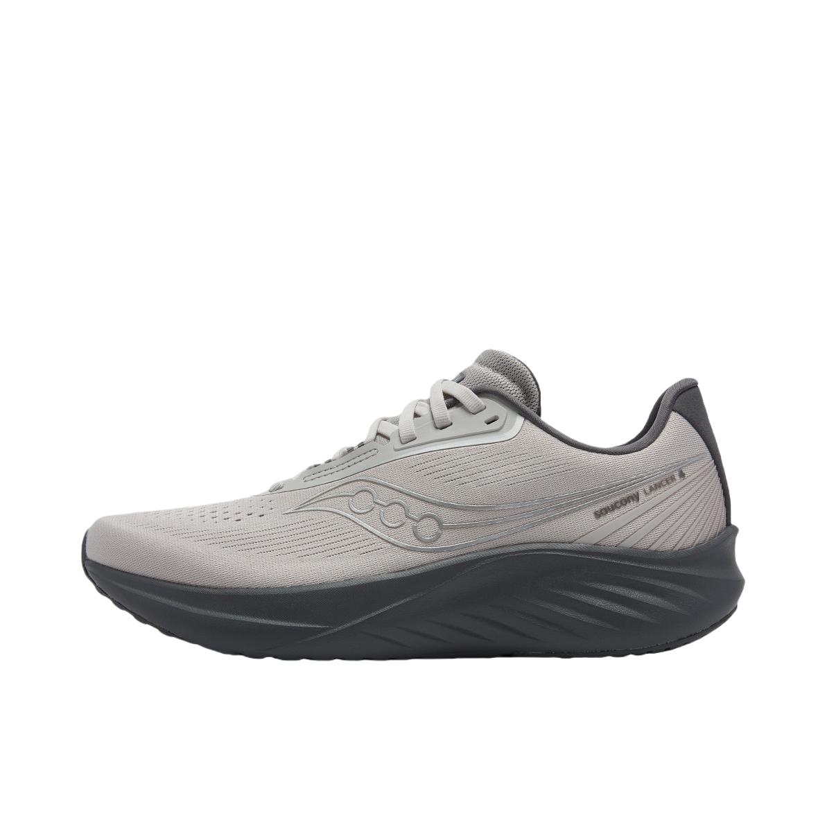 推荐商品：Saucony/索康尼 LANCER 枪骑4代 跑鞋 跑步情侣减震竞速训练 浅灰色