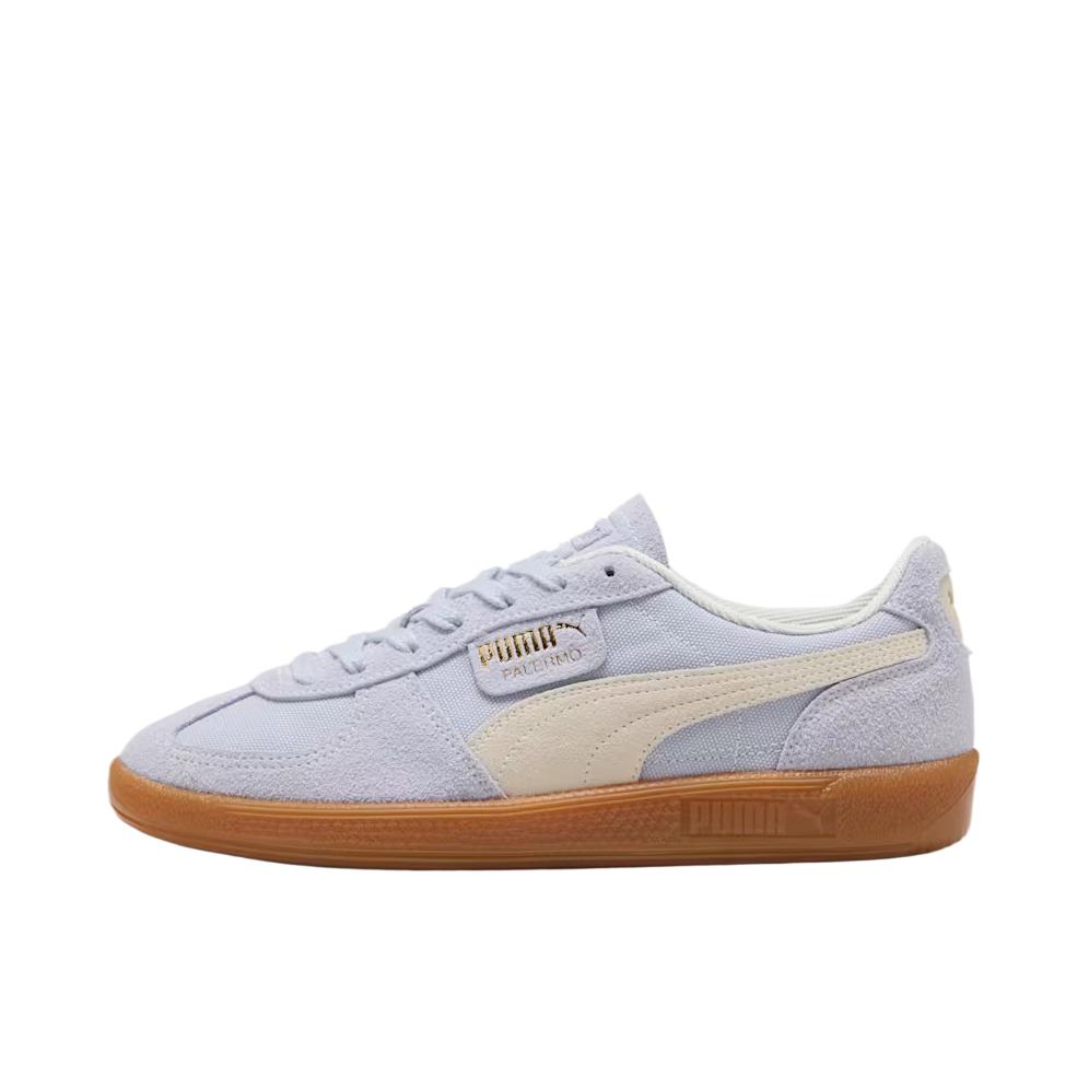 推荐商品：【朴彩英同款】 Puma/彪马 Palermo Og T头鞋 德训鞋 运动休闲鞋 时尚潮流拼接舒适百搭薄底复古 紫色/米色