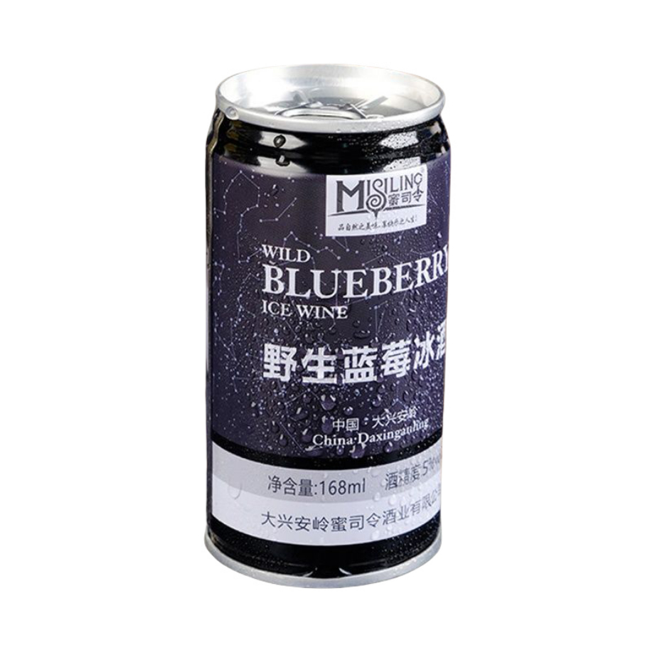 推荐商品：蜜司令 野生蓝莓冰酒 168ml 5%vol 罐装