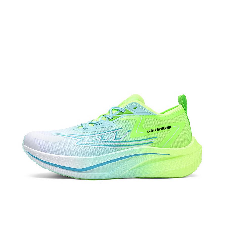 推荐商品：轻跑者/LIGHTSPEEDER 锋刃1.0 跑鞋 碳板减震超轻透气 碧空幻影