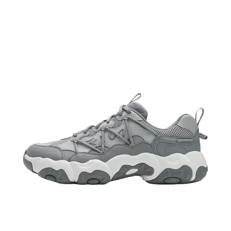 推荐商品：FILA/斐乐 猫爪6代 老爹鞋 低帮休闲时尚生活 石岩灰/水滴灰