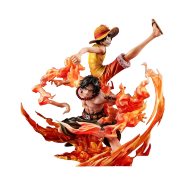 推荐商品：Mega House POP MAXIMUM 兄弟的羁绊 艾斯路飞 手办