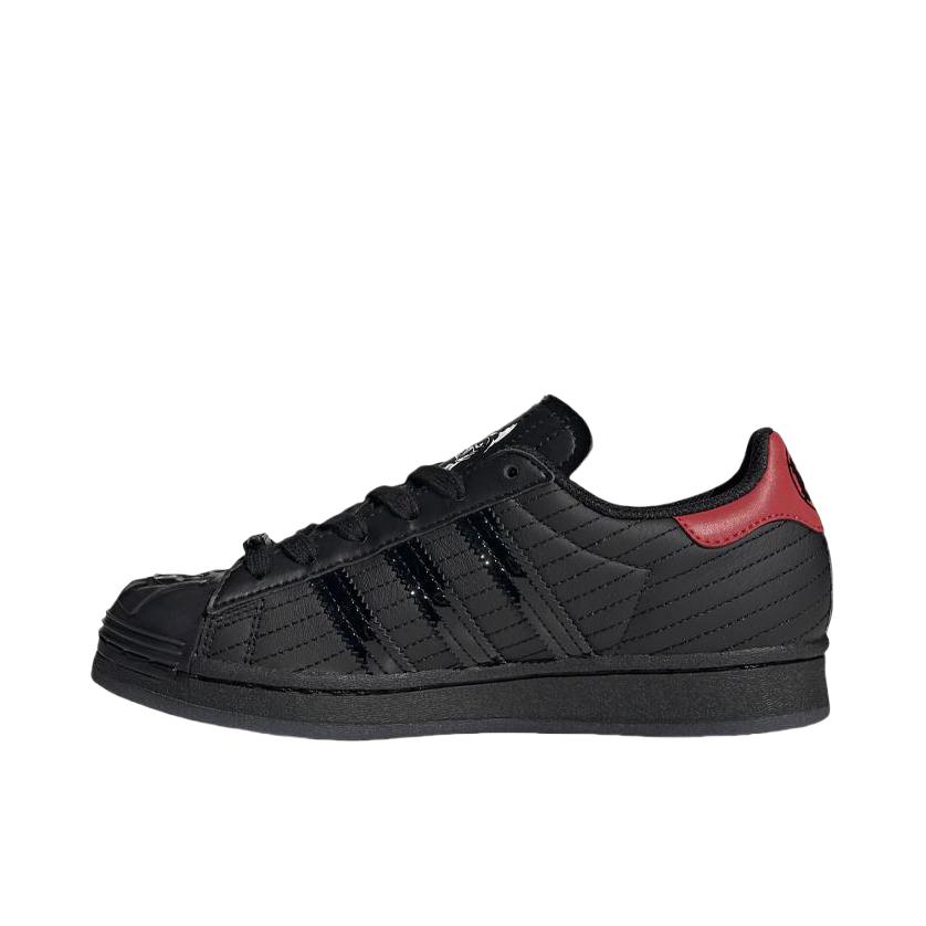 推荐商品：【宋雨琦同款】 adidas Originals Superstar 板鞋 轻便贝壳头薄底舒适百搭耐磨复古 Darth Vader Star Wars联名/黑色/酒红