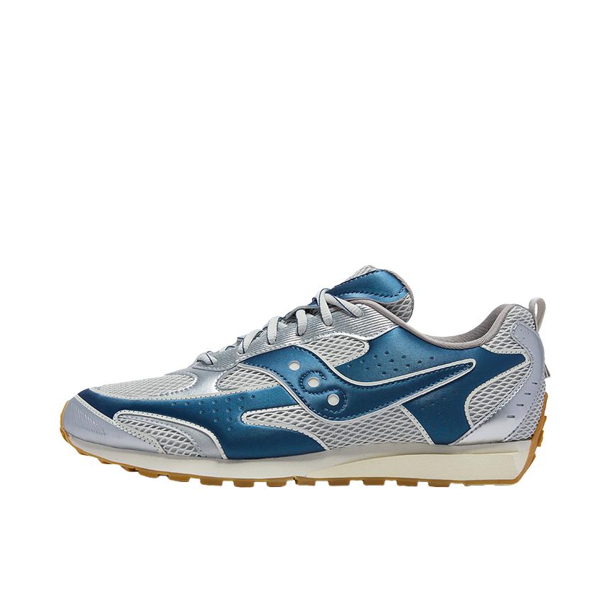 推荐商品：Saucony/索康尼 TRAINER 80X 跑鞋 缓震公路运动休闲 蓝色/灰色