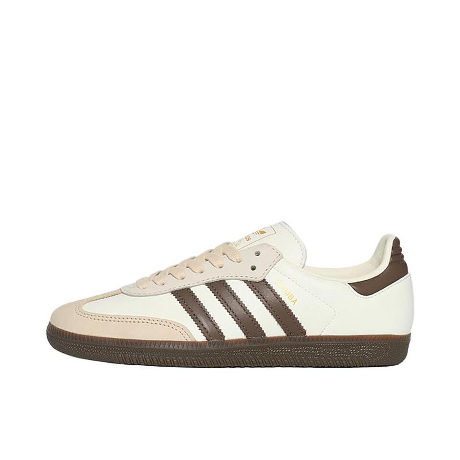推荐商品：adidas Originals Samba OG T头鞋 板鞋 经典复古舒适百搭耐磨合成革圆头薄底贴合 乳白色